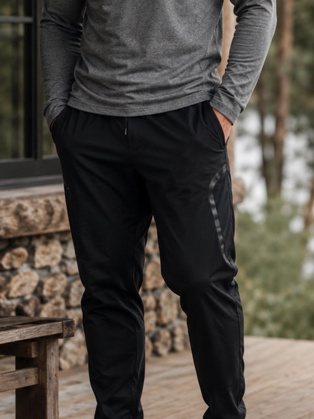 NXT Nortek Black Athletic Jogger Pants 3X | Plus Size Activewear Track Pants